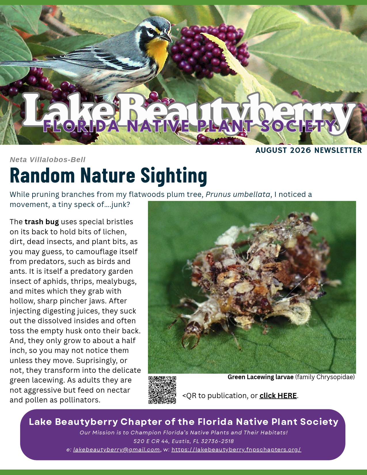 August Newsletter 2026